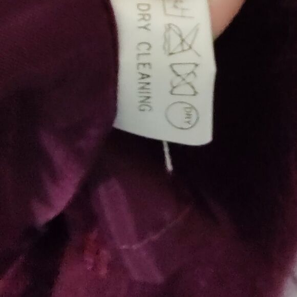 Vintage Connie A Lee Purple Angora Cardigan Sweater M/L Dark Romantic Luxurious - Picture 6 of 8